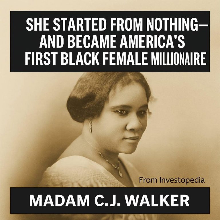 From Laundry Worker to America’s First Female Self-Made Millionaire