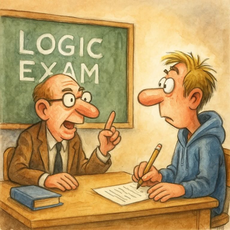A Story On Logic Exam