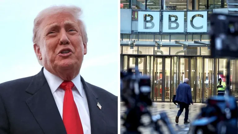 Trump threatens BBC with legal action over Panorama speech edit