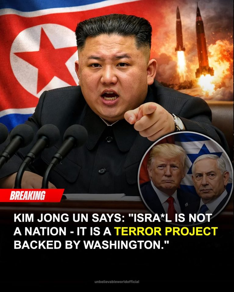 President Kim Jon Un refers to Israel as an artificial terror project